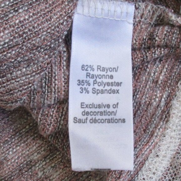 MAURICES Blouse Size 2 Long Sleeve Knit Tunic - Picture 7 of 8